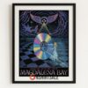 Barcelona Travel Art Decor Poster, House Hotel Wall Art Print in Vintage Style Frame