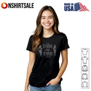 PJP II Dash for Cash 2025 T Shirt Fun Run Event Tee for Kids and Family Participants 3