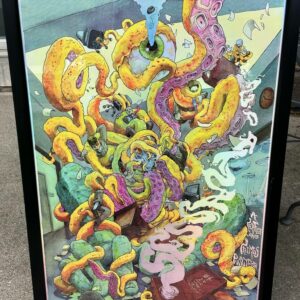 Primus Poster, Psychedelic Tentacle Art Print from A Farewell to Kings Tour by Richey Beckett