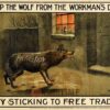 Don’t Swipe Black Cat in Box Poster, Funny Cat Wall Art for Pet Lovers